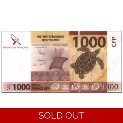 French Pacific Territories - 1.000 Francs - P6a - 2014